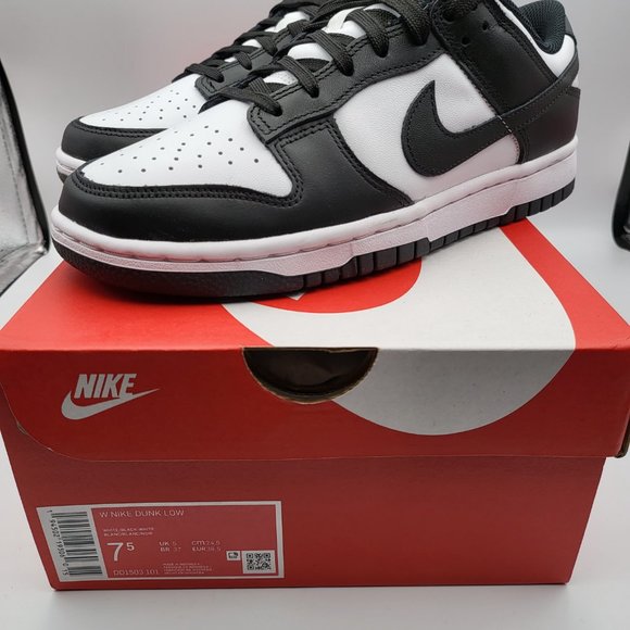 NEW Women 7.5 / Men's 6 Nike Dunk Low PANDA DD1503-101 - Picture 10 of 10